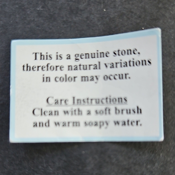 Blue Topaz Ring. Size 10 - Picture 5 of 6